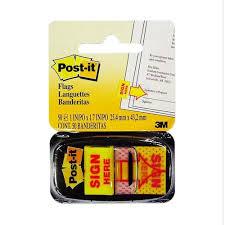 

Post it 3M SIGN HERE 680-9