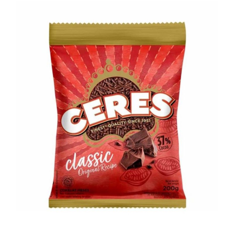 

Ceres Hagelslag Cokelat Meses Klasik 200 g