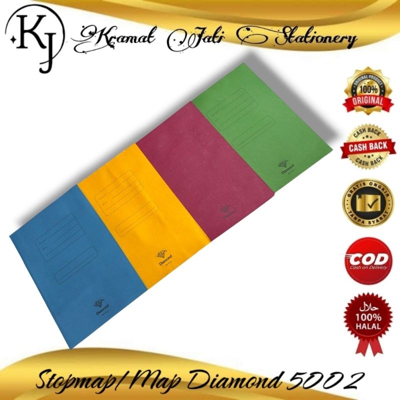 

Map Kertas/Stopmap Diamond 5002 Isi 50 Lembar (1 Pack)