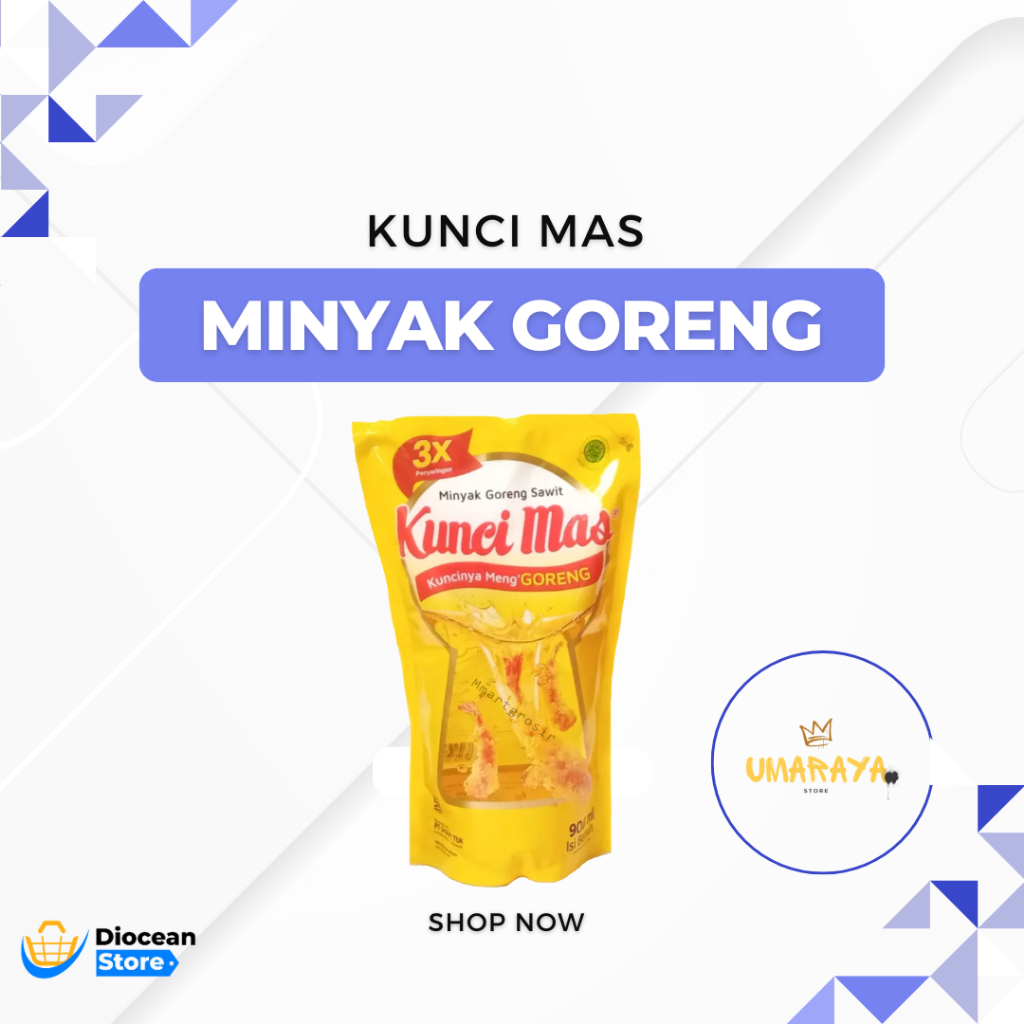 

Minyak Goreng Kunci Mas 900ml