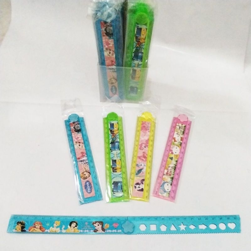 

Penggaris lipat 30cm penggaris anak sekolah Fancy atk murah