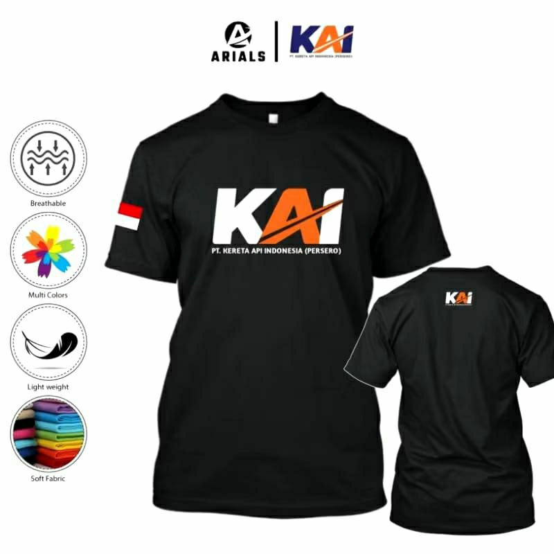 KAOS KAI BUMN/KAOS PT KAI/PRIA/WANITA