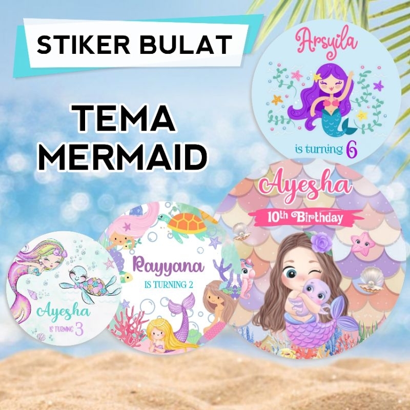

STIKER BULAT MERMAID