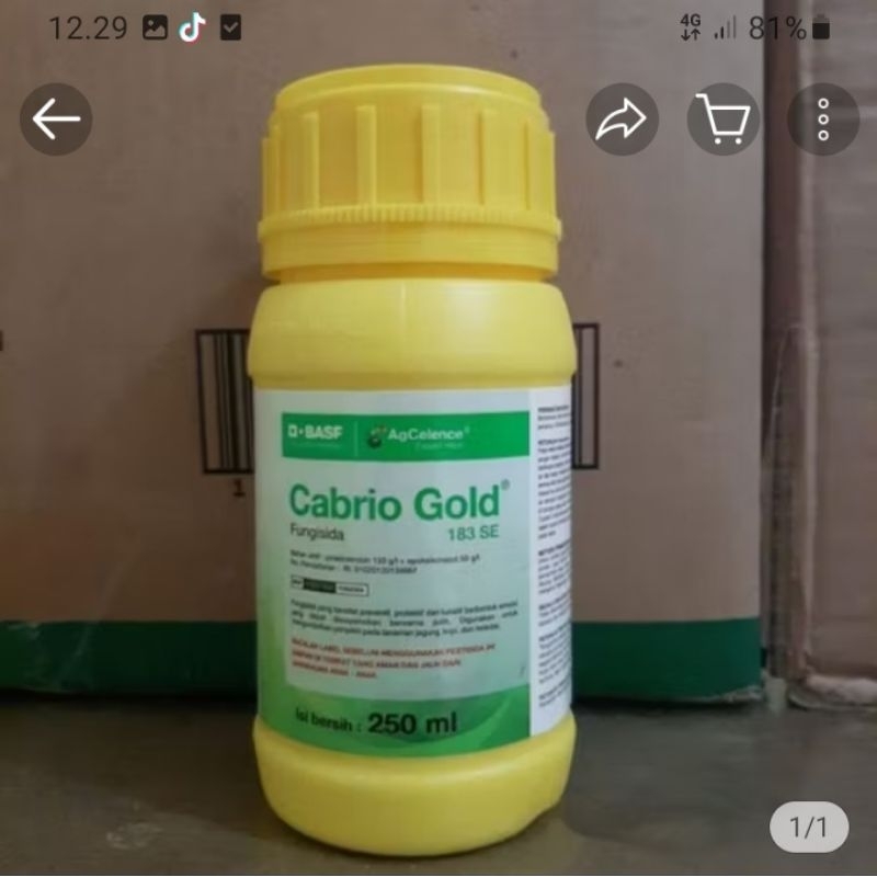 Cabrio Gold 250ml