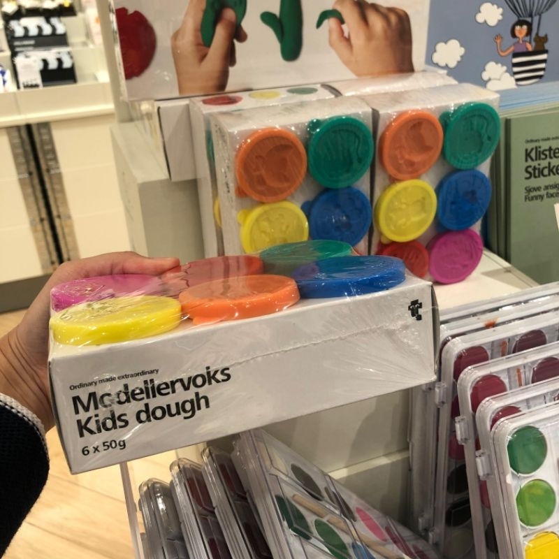 

[JASTIP FLYING TIGER] Set Plastisin Lilin Mainan Warna Warni | Modeling Dough Kit