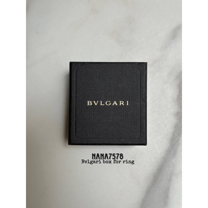 Bvlgari box for ring
