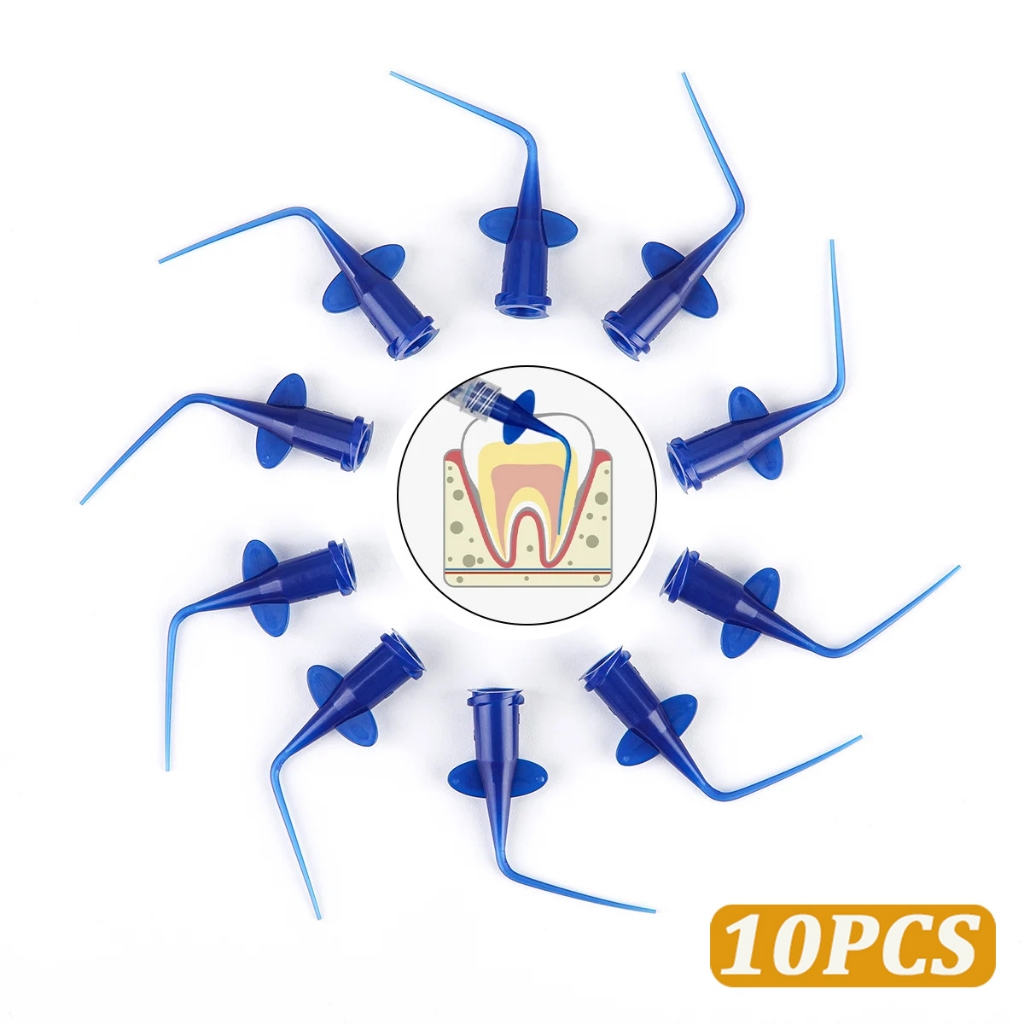 10pcs Dental Irigasi tip suction endo irigasi caoh tip endo irrigation