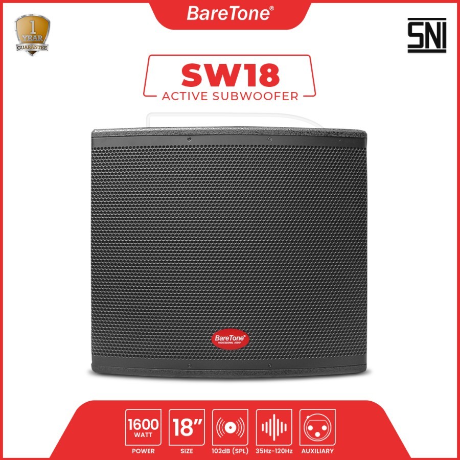 Subwoofer Speaker Aktif BareTone SW18 Type 18 Inch