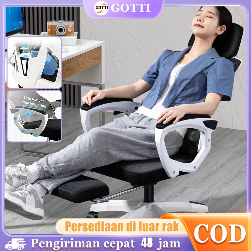 GOTTI kursi kantor office chair Hidrolik Office Chair kursi belajar minimalis gaming chair kursi Gar