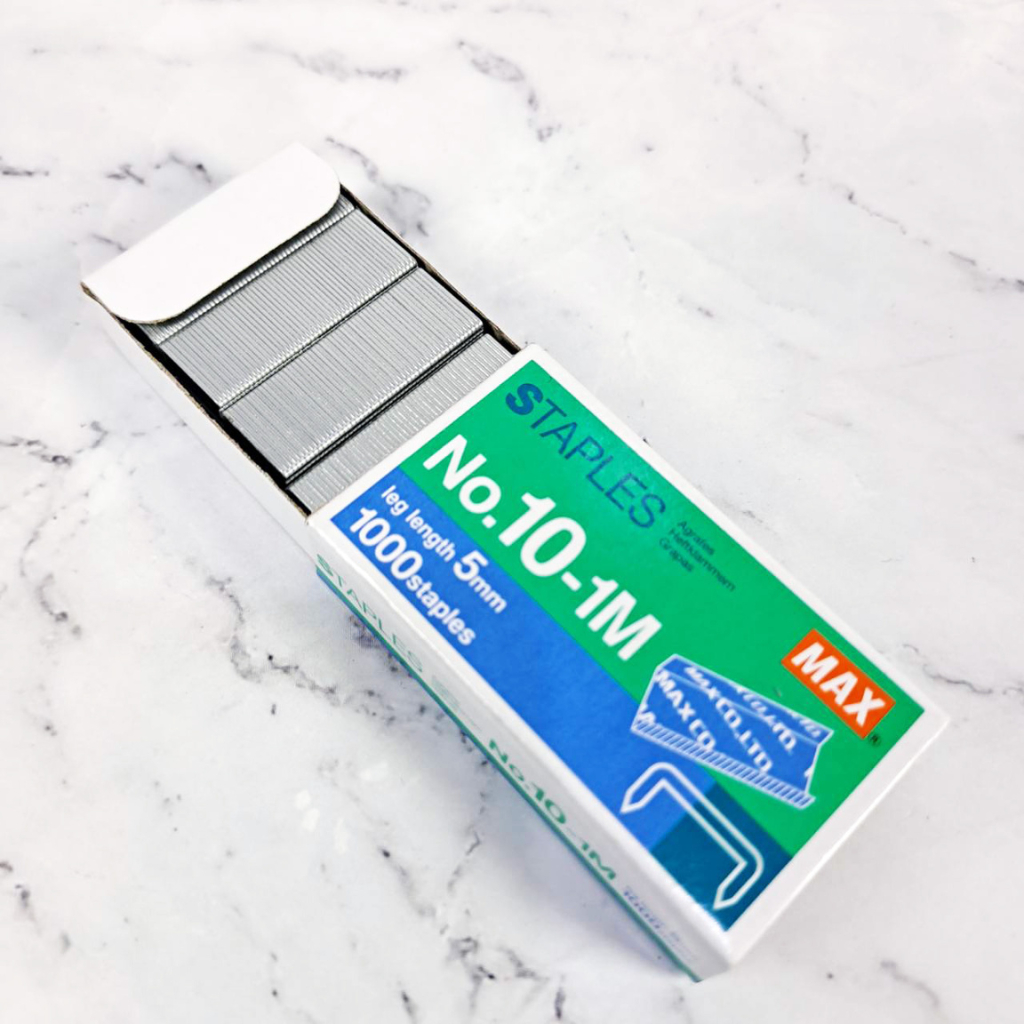 

Staples Max No.10-1M Isi Stapler Max no.10 isi 1000 Staples/pack