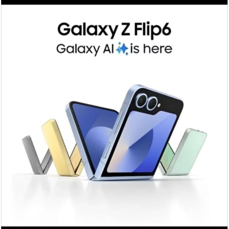 Samsung Galaxy Z Flipó [12/256GB] - Smartphone Al, Smartphone Lipat, Android, Kamera 50MP, FlexCam G