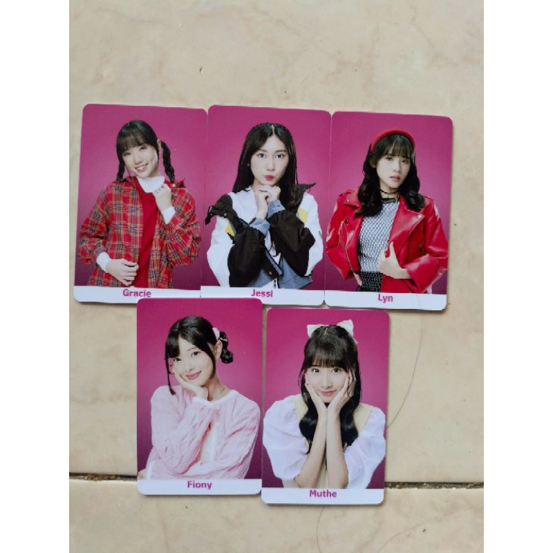 Photocard JKT48 X telkomsel (PC Jkt48 x telkomsel) 