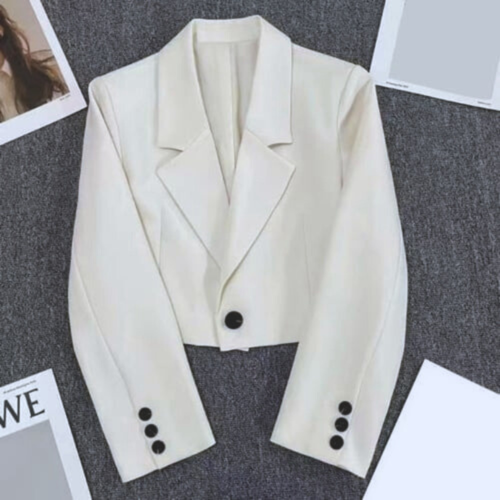 Crop Blazer Premium | Jas Wanita |  | Blazer Wanita|