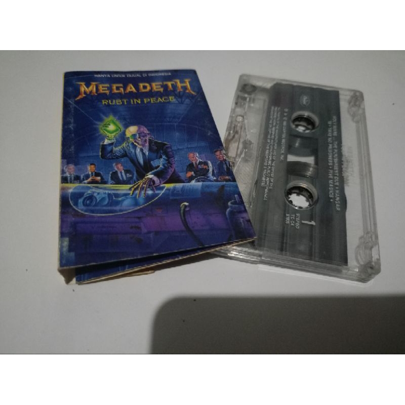 kaset Megadeth - rust in peace