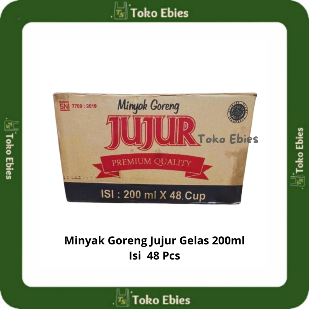 

MINYAK GORENG JUJUR 200ML ISI 48 CUP MURAH MERIAH