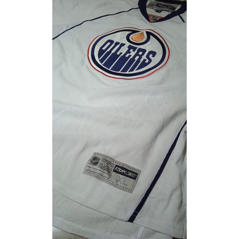 jual, Jersey vintage NHL Oilers Team Edmonton full Tag 100% mulus.