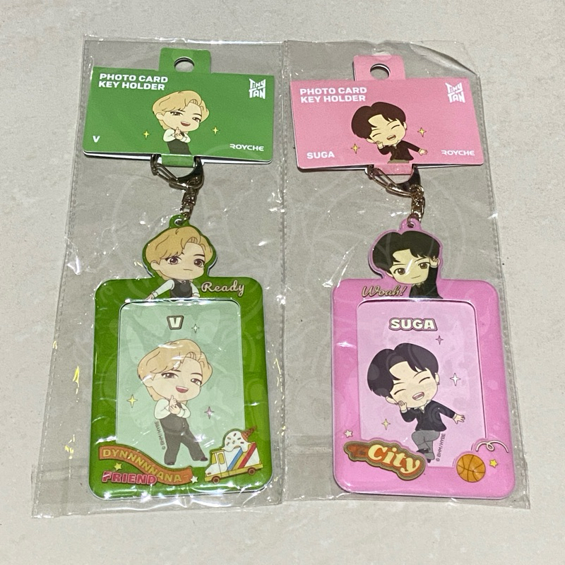 [READY STOCK] BTS TINYTAN PHOTOCARD KEY HOLDER KEYRING