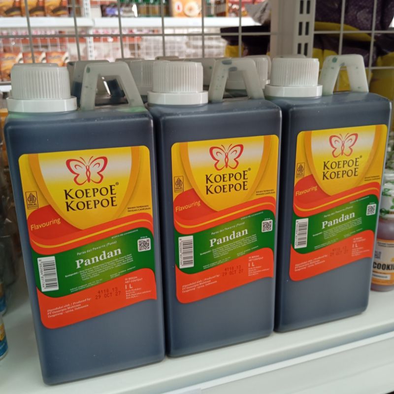 

Koepoe Koepoe Pasta Pandan Hijau 1 Liter Food Flavouring