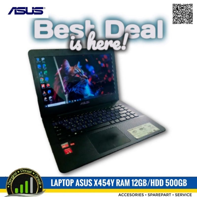 ASUS Laptop X454Y RAM 12GB HDD 500GB