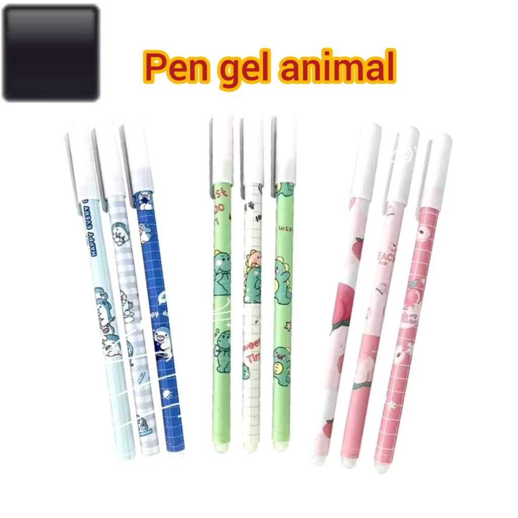 

Veiso_Pen Gel Karakter Cartoon/PENA AJAIB PULPEN ALAT TULIS SERBAGUNA / ERASABLE PEN GEL