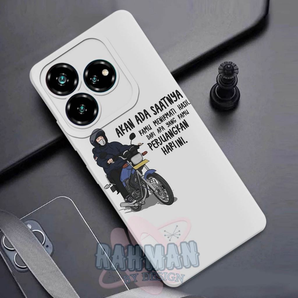 Softcase ZTE AXON 60 - Bahan karet lentur - Motif Keren - silikon lentur - Casing ZTE AXON 60 - Case