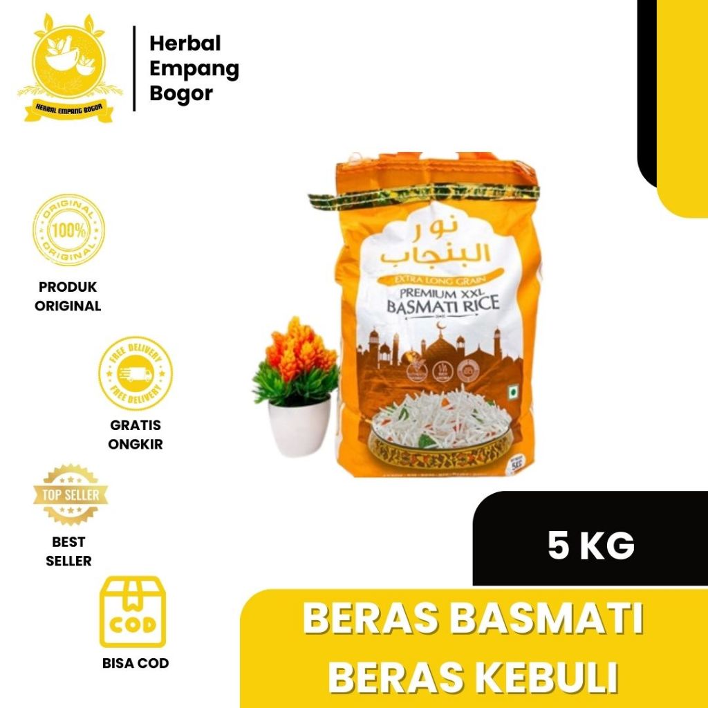 

Beras Basmati Perfect Rice Asli india extra long premium beras kebuli syifa