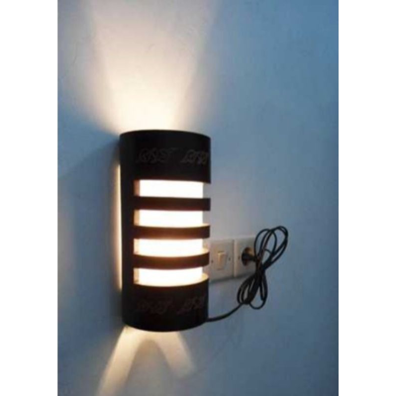 lampu hias bambu hitam