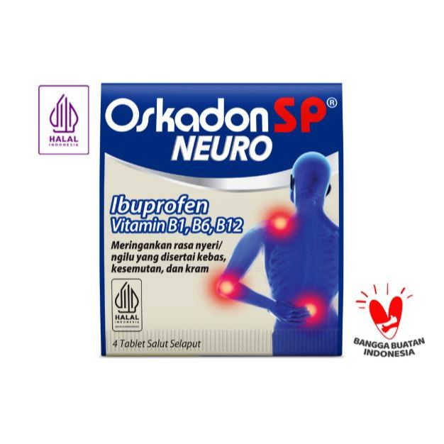 Oskadon SP Neuro Meredakan Nyeri Kesemutan Kram Otot