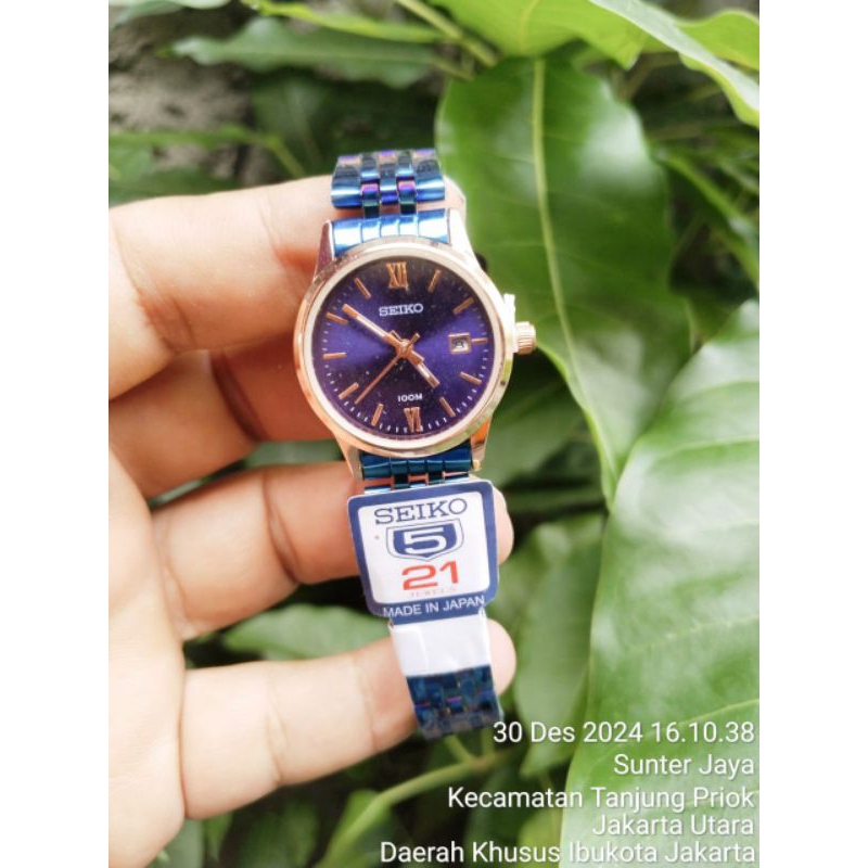 PROMO AHIR TAHUN / Jam Tangan Wanita Seiko Rantai Kecil / Jam Tangan Wanita elegan Tahan Air