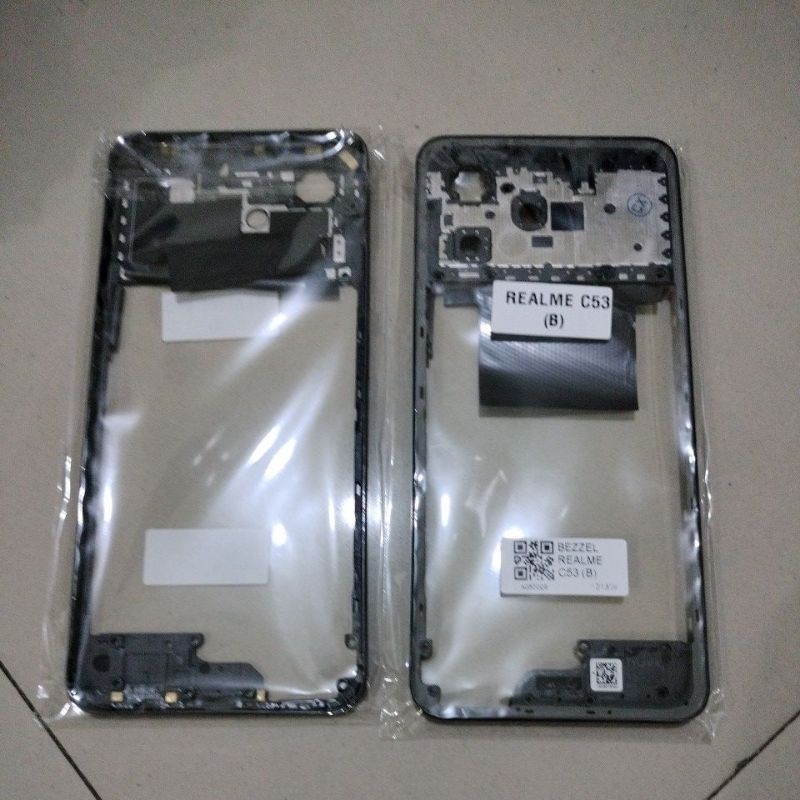 bezzel bezel tutup mesin tulang tengah REALME C53