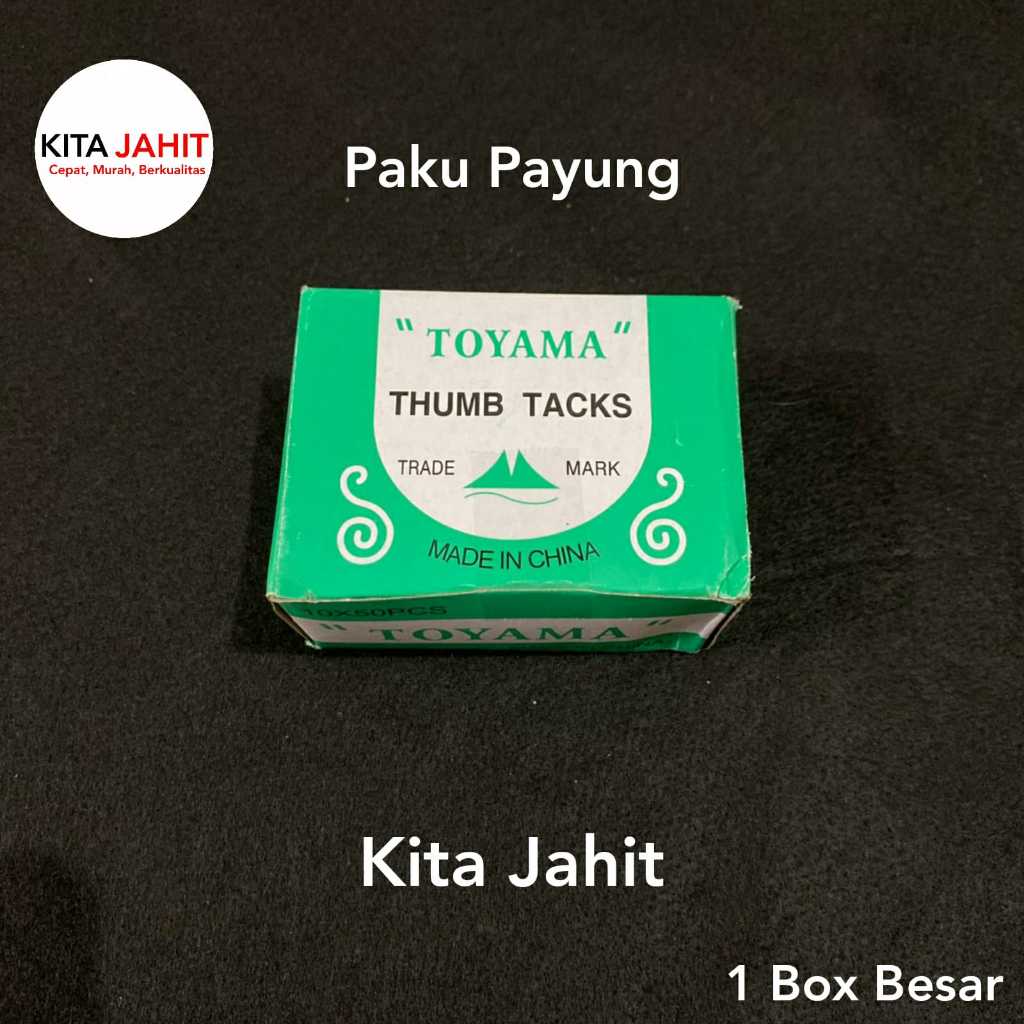 Paku Payung Merek Toyama/ Paku Payung Kecil (1 Box Besar)