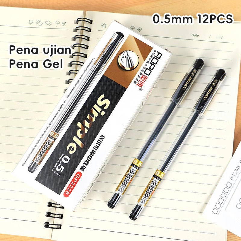 

Pena Gel Standard Pulpen tinta cair Alat Tulis Sekolah Kantor Pen Warna Warni Pena Murah