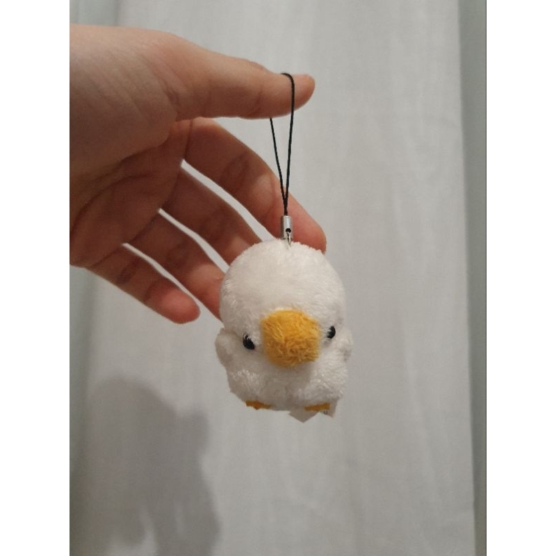 Keychain Jepang Bulir Upil Bebek Putih