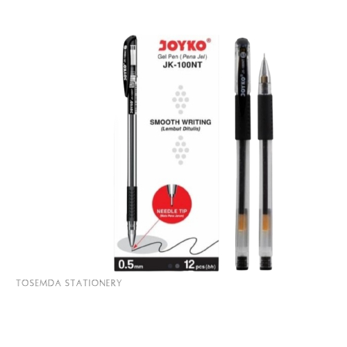 

Gel Pulpen / Pulpen Joyko JK-100NT 0,5 mm- Hitam ( Black ) /HARGA/PCS/ SATUAN