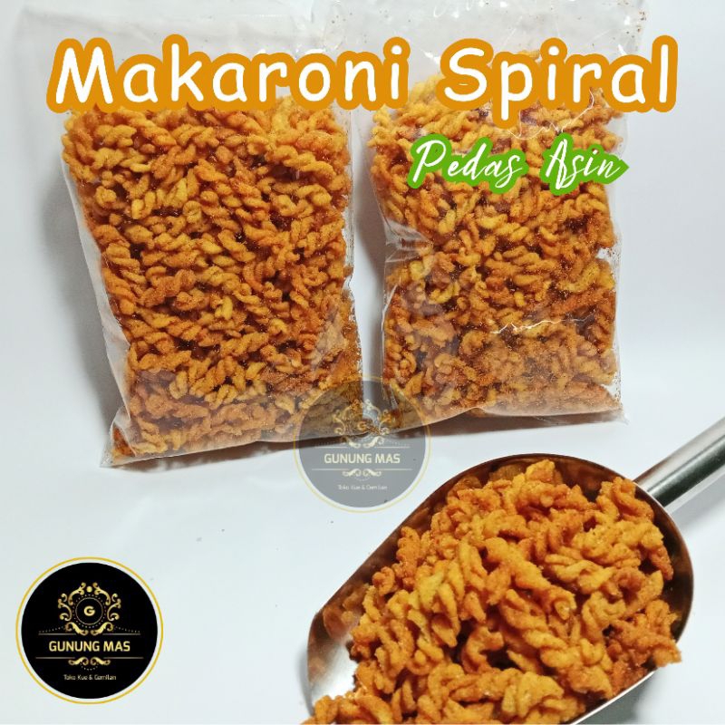 

MAKARONI SPIRAL MACARONI SPIRAL RASA PEDES Berat bersih 500 gr - Pedas