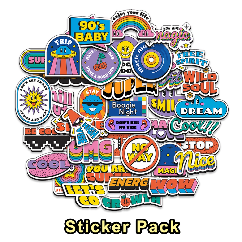 

Sticker pack laptop Hp tumbler anti air