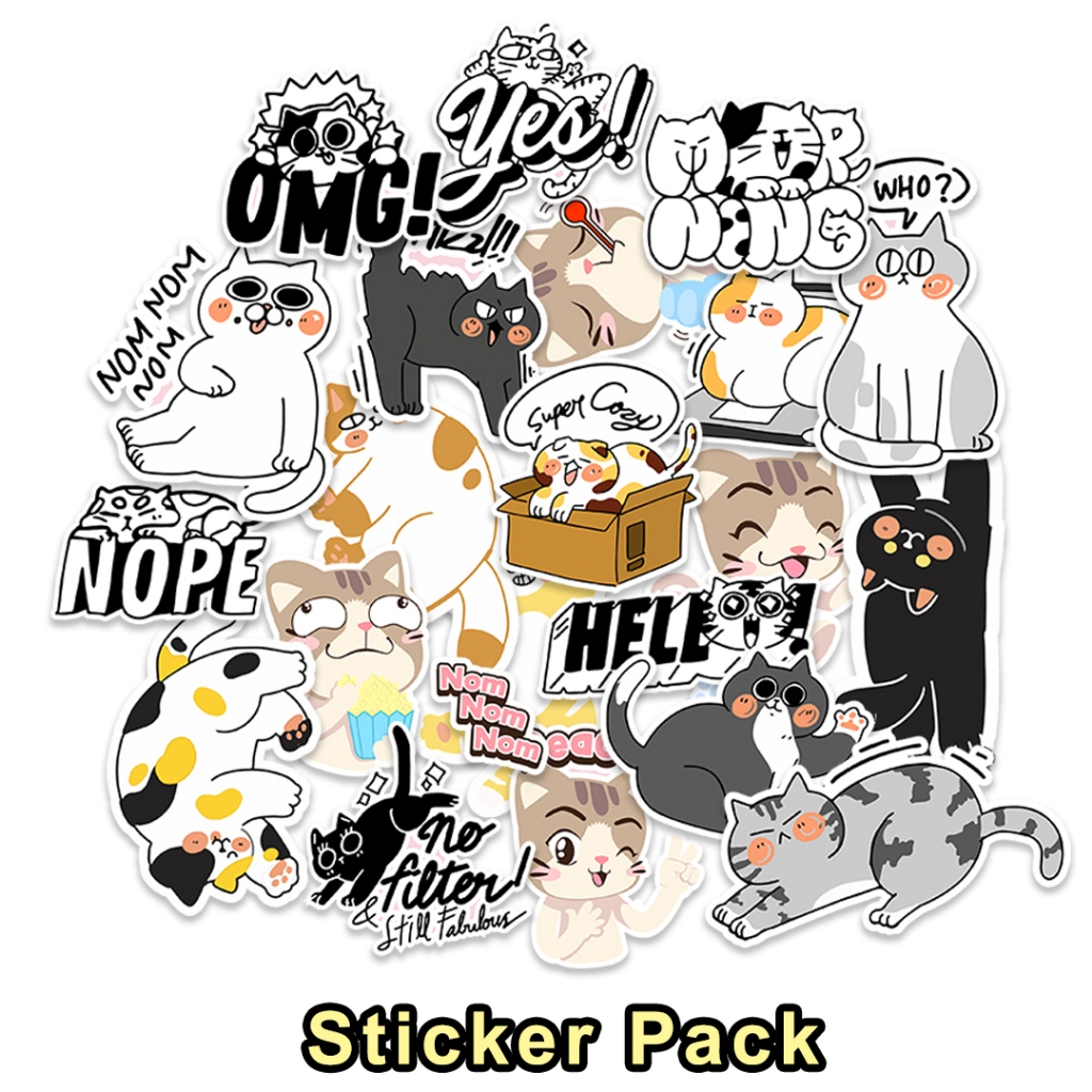 

Sticker anti air motif hewan laptop tumbler koper