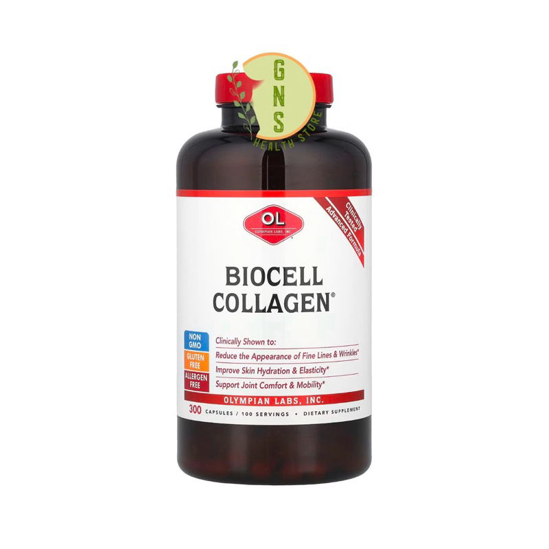 Olympian Labs Biocell Collagen 1500 mg Support Skin Hydration Joint Comfort
