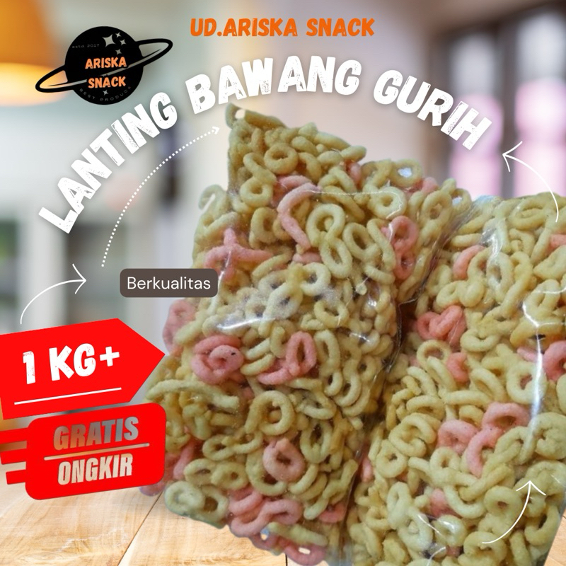 

Lanting Bawang Gurih Renyah 1kg Lanting Bawang Spesial