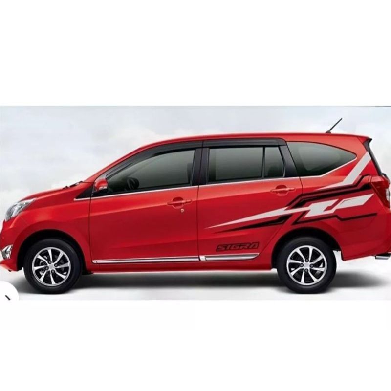 Sticker mobil sigra-calya sticker universal mobil sigra-calya stiker mobil sigra-calya