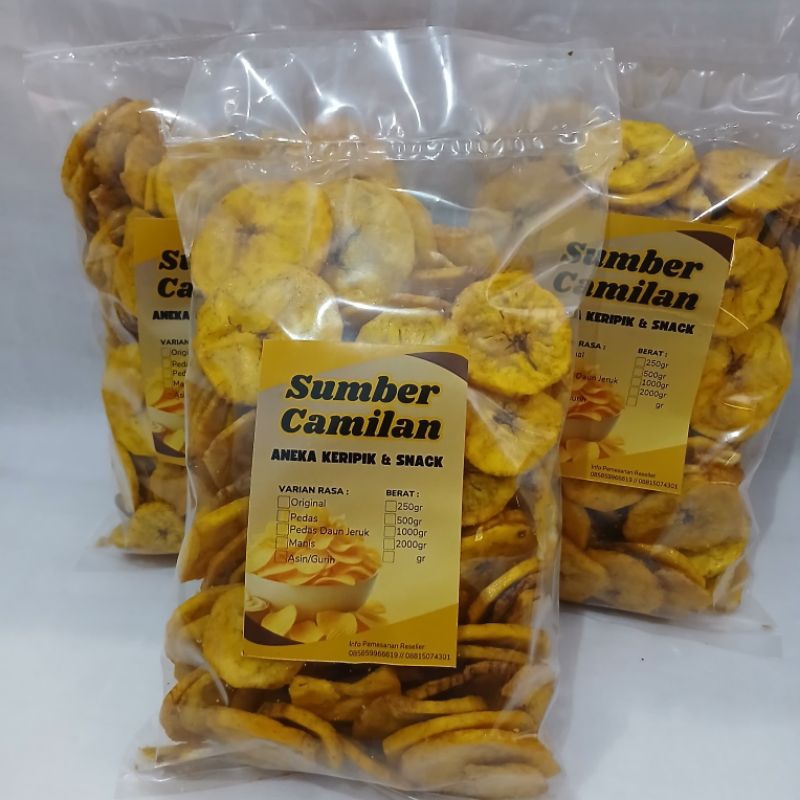 

Keripik Pisang Bulat Rasa Nangka (250gr/500gr/1000gr) \\ Sumber Camilan2