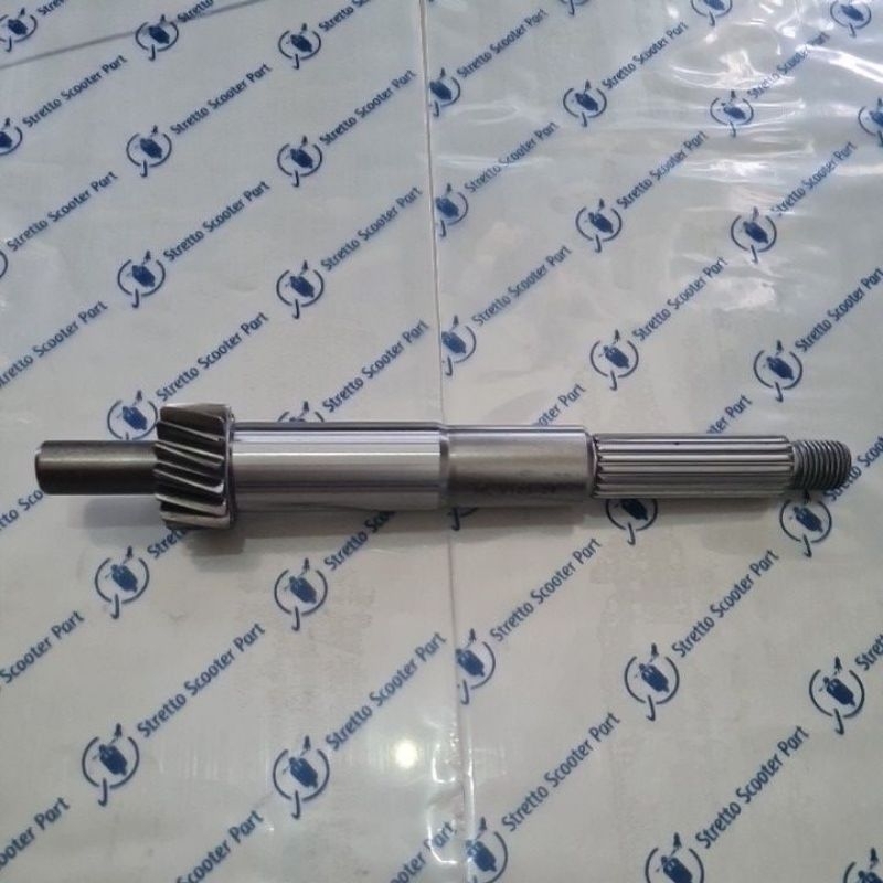 Pulley shaft / As kopling / As pulley Belakang Vespa LX 2V / S 2V