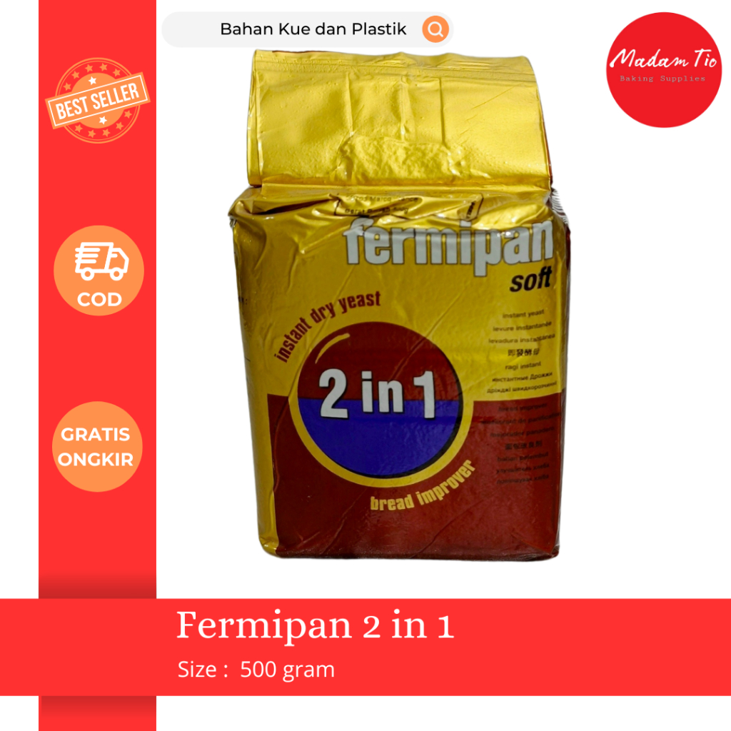 

Fermipan 2 in 1 500 gram 1pcs