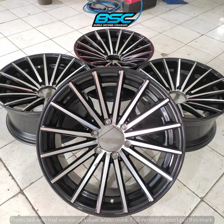 Velg Racing Jari Jari Bekas R20 Tsukuba Pcd 6x139 Ring 20 Fortuner Pajero Ranger Hilux DC Triton Str