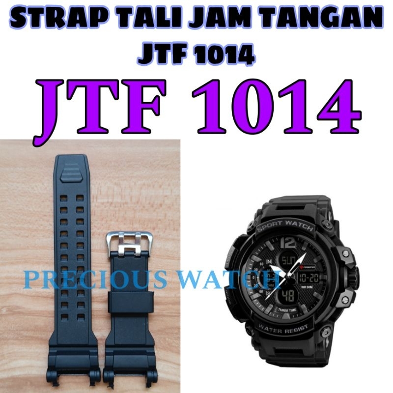 STRAP TALI JAM TANGAN JTF FORESTER JTF 1014 RUBBER STRAP JTF-1014 JTF1014
