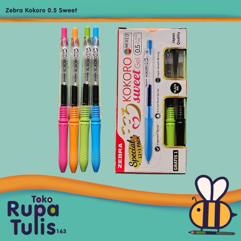 

ZEBRA - Pulpen Kokoro Sweet 0.5 mm - (1pcs/SATUAN)