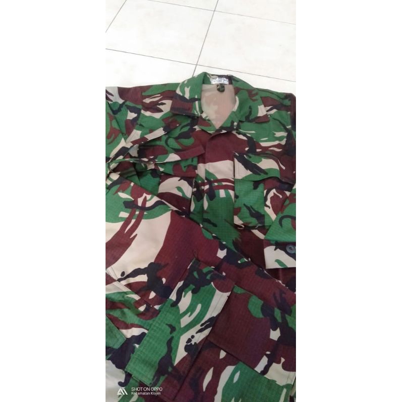 BAJU PDL TNI-AD PRODUKSI