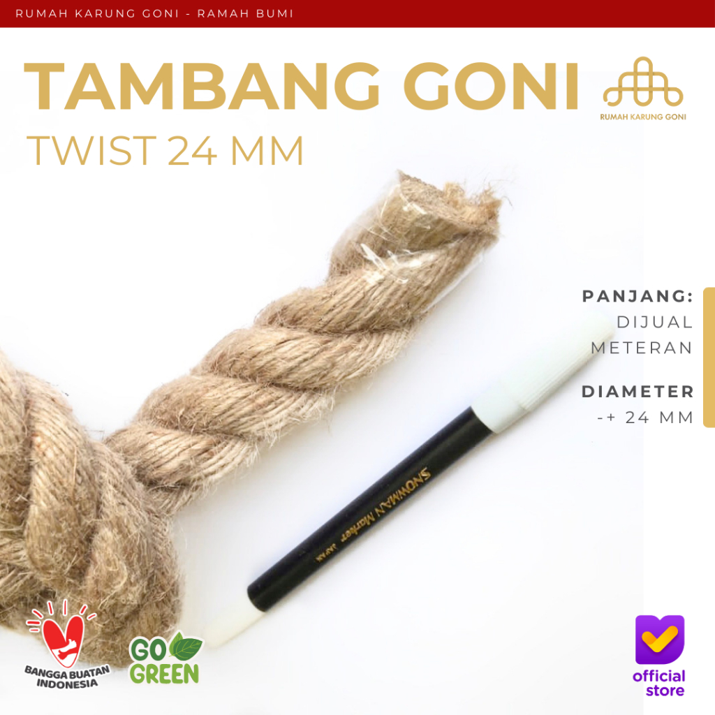 

ATK9 Tali Rami Tali Tarik Tambang Goni Besar 24MM - Tali Ayunan
