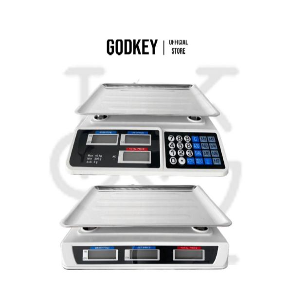 ACS 809 40 Kg Timbangan Digital Elektronik Buah Duduk Laundry Telur - 809 Alas Kecil