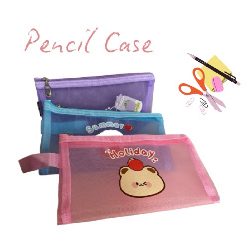 

Pencil Case Transparan Organizer | Kotak Pensil